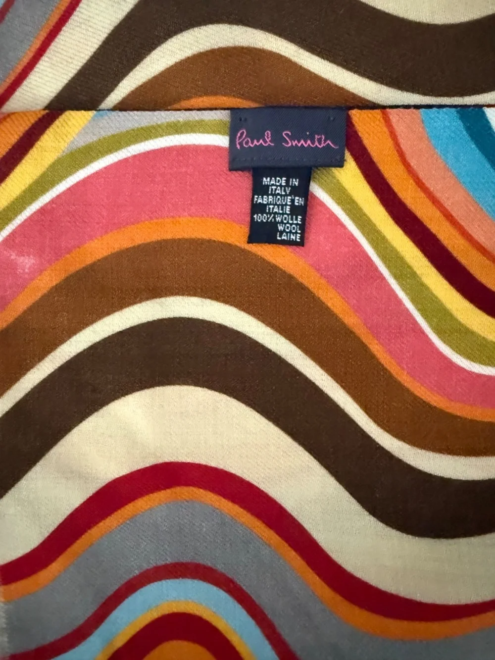 PAUL SMITH Women's 'swirl' Silk Scarf Multicolour
